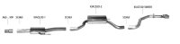 Bastuck Rear pipe with double exit 2 x Ø 85 mm RH (RACE look) - Kia Ceed GT Line JD Sportswagon