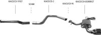 Bastuck Rear silencer with double tailpipe 2x Ø 90...