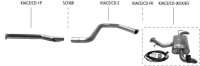 Bastuck Endschalldämpfer mit 1x Ausgang Ø 63 mm LH+RH mit Abgasklappe - 19+ Kia Ceed/XCeed CD GT-Line