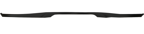 Bastuck Rear valance attachment with cut out for double tailpipes central, black matt, ready to paint - 14+ Kia Rio