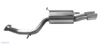 Bastuck Rear silencer with double tailpipe RH with...