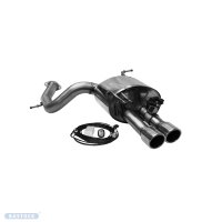 Bastuck Rear silencer with double tailpipe 2x Ø 90...