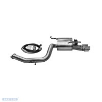 Bastuck Rear silencer with double tailpipe 2x Ø 90...