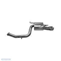 Bastuck Rear silencer with double tailpipe 2x Ø 90...