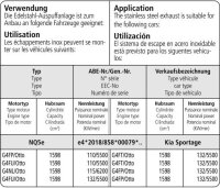 Bastuck Ersatzrohr für Vorschalldämpfer bzw. Ersatzrohr für Vorschalldämpfer - Kia Sportage NQ5