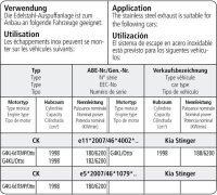 Bastuck Ersatzrohr für Vorschalldämpfer - Kia Stinger 2.0 T-GDI (Fahrzeuge ohne Partikelfilter)