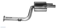 Bastuck Rear silencer with 2x tailpipes Ø 63 mm...