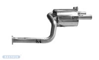 Bastuck Rear silencer with 2x tailpipes Ø 63 mm...