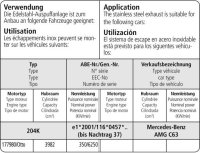 Bastuck Endschalldämpfer LH, mit Doppel Ausgang Ø 63mm Ø 44 mm, für Serien Heckschürze, mit Abgasklappe - 15+ Mercedes W205 (AMG C63) 8-Zylinder (nur Modelle mit Serien Abgasklappe)