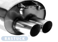 Bastuck Rear silencer with double tailpipes 2 x Ø...