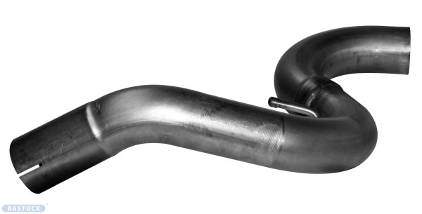 Bastuck Rear link pipe for Twin Oval silencer - Opel Adam