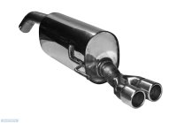 Bastuck Rear silencer with double exit and inward curl 2...