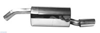 Bastuck Rear silencer with single tailpipe 1 x oval 120 x 80 mm - Opel Adam S