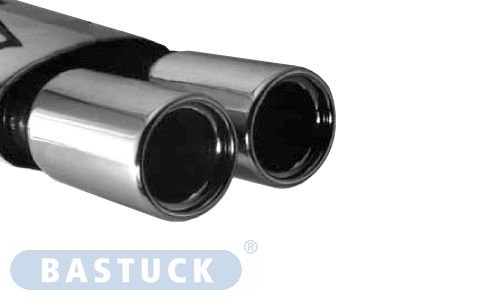 Bastuck Rear silencer with double tailpipes 2 x Ø 90 mm - Opel Astra F 2,3 Estate / Opel Kadett E Estate