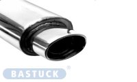 Bastuck Rear silencer with single tailpipe oval 153 x 95...