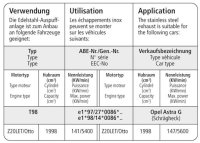 Bastuck Turboabgangsrohr - Opel Astra G/H Turbo (+GTC + OPC) / Opel Zafira I OPC