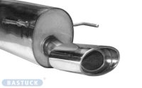 Bastuck Rear silencer with single tailpipe oval 153 x 95...