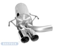 Bastuck Rear silencer with double tailpipes 2 x Ø 76 mm - Opel Astra G Convertible/Coupé/Saloon