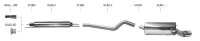Bastuck Endschalldämpfer mit Doppel-Endrohr 2 x Ø 76 mm - Opel Astra H (+GTC)