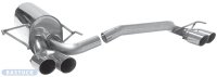 Bastuck Rear silencer LH with double tailpipes 2 x...