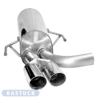 Bastuck Rear silencer with double tailpipes 2 x Ø...