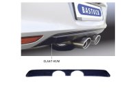 Bastuck Rear Valance insert can be painted body colour for double tailpipes oval central - Opel Astra H Turbo (+GTC)