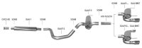 Bastuck Rear silencer with single tailpipe oval LH + RH...