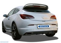 Bastuck Rear silencer with single tailpipe LH + RH - Opel Astra J OPC 2.0T