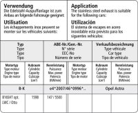 Bastuck Ersatzrohr für Vorschalldämpfer - Opel Astra K 1.0/1.4/1.6