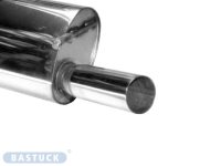 Bastuck Rear silencer with single tailpipe 1 x Ø...