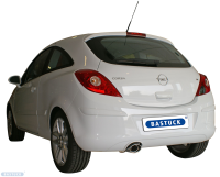 Bastuck Rear silencer with single tailpipe oval 120 x 80 mm - Opel Corsa C