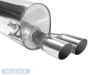 Bastuck Rear silencer with double tailpipes 2 x Ø...