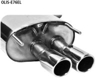 Bastuck Rear silencer with double tailpipes with inward...