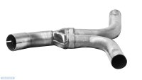 Bastuck Y-Rear link pipe for 2 rear silencers - Opel...