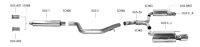 Bastuck Y-Rear link pipe for 2 rear silencers - Opel Insignia A 2WD