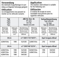 Bastuck Heckschürzen-Einsatz, mit Ausschnitt für 2x Doppel-Endrohr, Carbon Style - Opel Insignia A Kombi