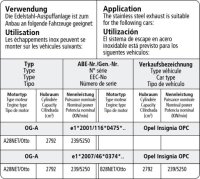 Bastuck Front silencer - Opel Insignia A (+OPC) 4WD