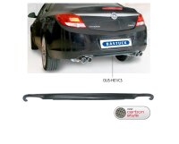 Bastuck Rear Valance insert with cut out for 2x double tailpipes, Carbon Style - Opel Insignia A Saloon