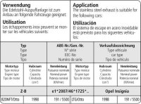 Bastuck Verbindungsrohr - 18+ Opel Insignia B (+GSI) Grand Sport (+Sports Tourer)