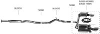 Bastuck Endschalldämpfer LH+RH mit Einfach-Endrohr Ø 100 mm (im RACE Look) 30° schräg geschnitten, mit Abgasklappe - 18+ Opel Insignia B Grand Sport (+Sports Tourer)