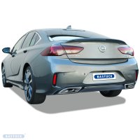 Bastuck Pair rear silencers with exhaust flap and 2x tailpipe - 18+ Opel Insignia B GSI Grand Sport (+Sports Tourer)