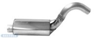 Bastuck Front silencer - Opel Kadett C