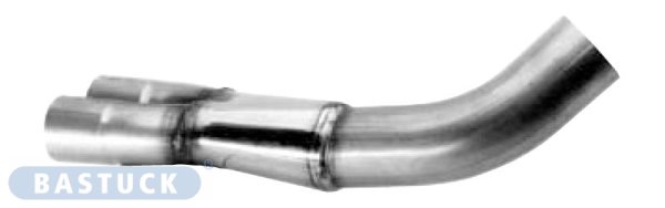 Bastuck Adaptor rear silencer on original system - Opel Omega B 6-Cylinder