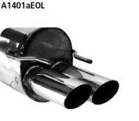 Bastuck Rear silencer with double tailpipes 2 x Ø...