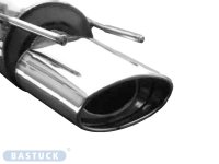 Bastuck Rear silencer with single tailpipe oval 153 x 95...