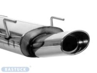 Bastuck Rear silencer with single tailpipe oval 153 x 95...