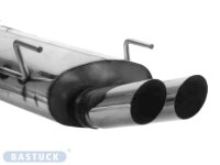 Bastuck Rear silencer with double tailpipes 2 x Ø...