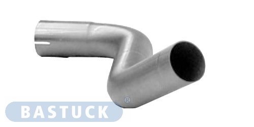 Bastuck Rear link pipe for 1 rear silencer - Opel Vectra C Saloon