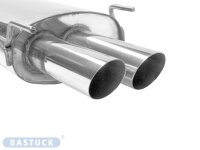 Bastuck Rear silencer with double tailpipes LH 2 x...