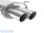 Bastuck Rear silencer with double tailpipes LH 2 x Ø 76 mm - Opel Vectra C Saloon